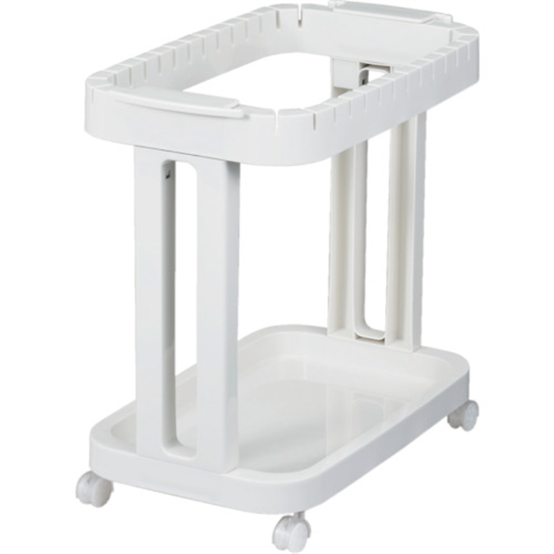 TONBO レジ袋ホルダー(キャスター付) ホワイト 1個（ご注文単位1個）【直送品】