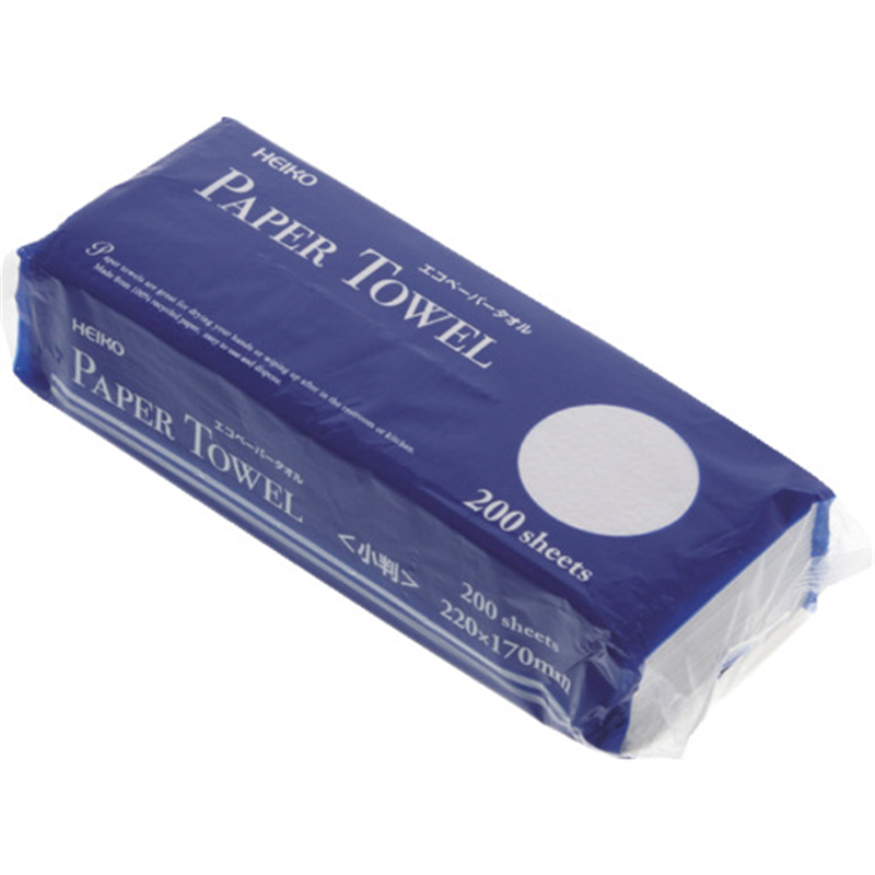 HEIKO エコペーパータオル シングル 小判 200枚入り 1パック（ご注文単位1パック）【直送品】