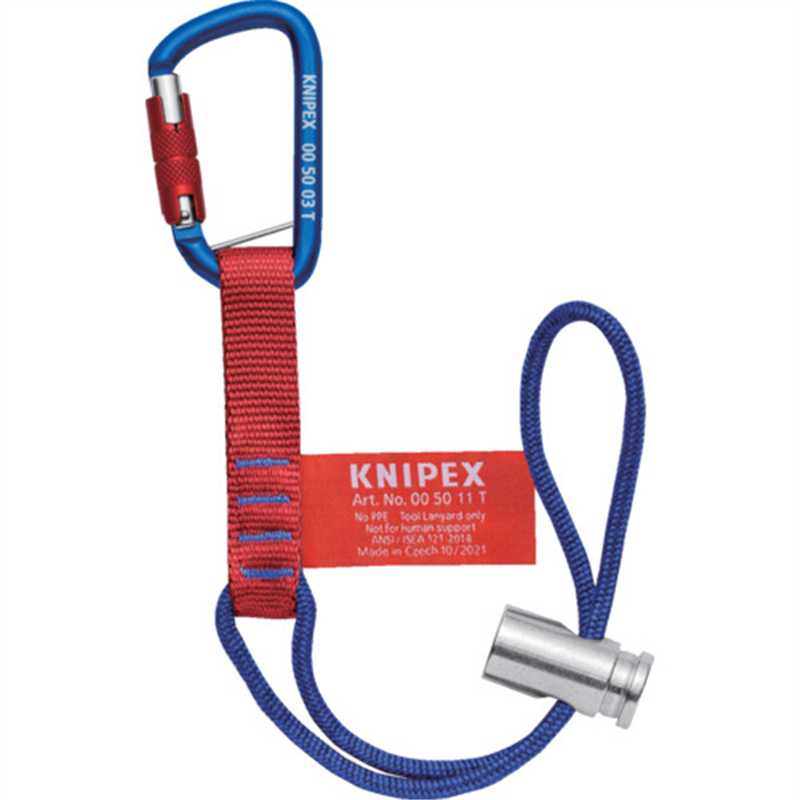 KNIPEX 落下防止アダプターループ(カラビナ付き)6.0kg 1セット（ご注文単位1セット）【直送品】
