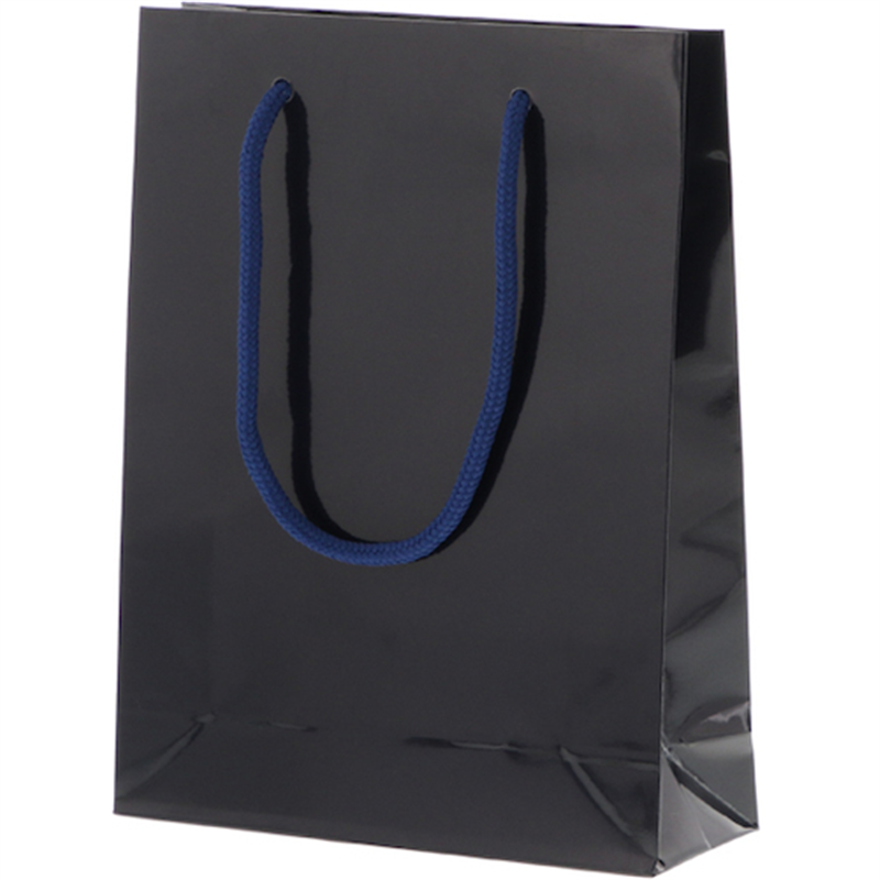 HEIKO 手提げ紙袋 ブライトバッグ MM 紫紺 10枚入り 1袋（ご注文単位1袋）【直送品】