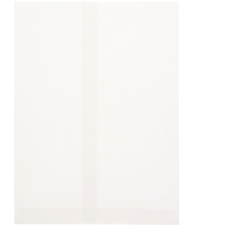 HEIKO 平袋 柄小袋 ストレートタイプ 白無地 H-8 100枚入り 1袋（ご注文単位1袋）【直送品】