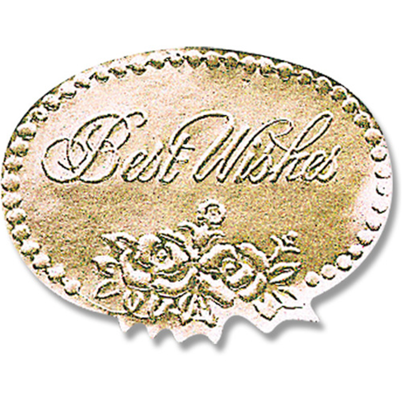 HEIKO ギフトシール ベストウィッシュ金 M 104枚入り 1束（ご注文単位1束）【直送品】