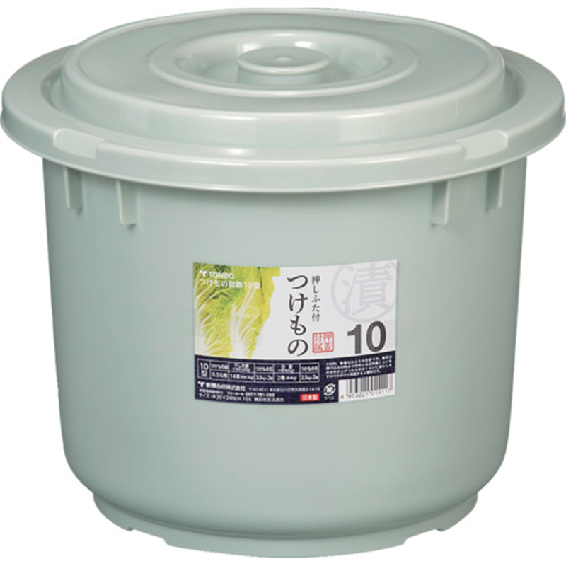 TONBO つけもの容器フタ付10型 1個（ご注文単位1個）【直送品】