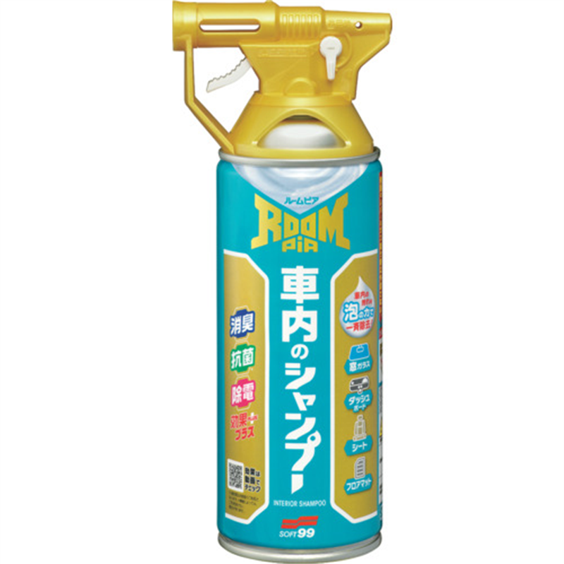 SOFT99 車内用クリーナー ルームピア 車内のシャンプー 1本（ご注文単位1本）【直送品】