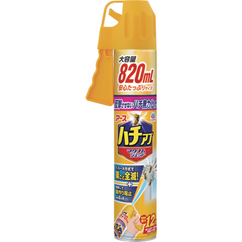 アース ハチアブマグナムジェット 820mL 1本（ご注文単位1本）【直送品】
