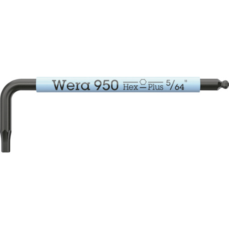 Wera 950SPKSマルチカラー 六角レンチ 5/64インチ 1本（ご注文単位1本）【直送品】