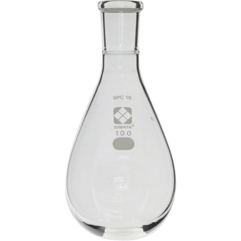 SIBATA SPCなす形フラスコ SPC-19 100mL 1個（ご注文単位1個）【直送品】