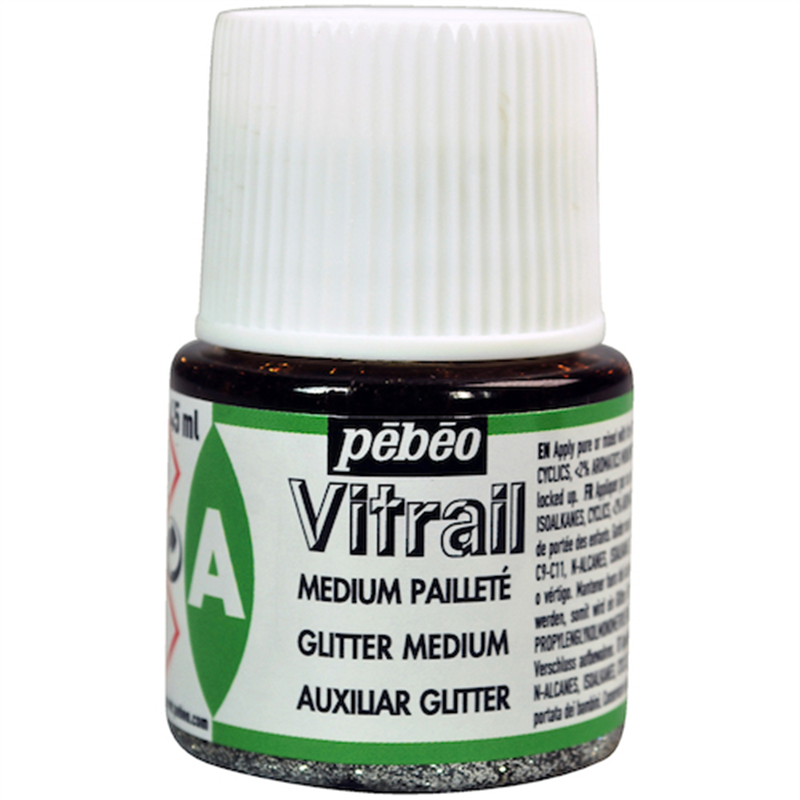 Pebeo ヴィトラーユ グリッターメディウム 45ml 1個（ご注文単位1個）【直送品】