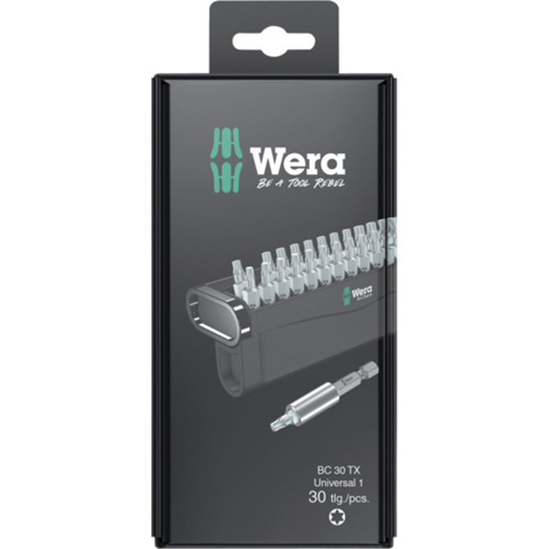 Wera ビットチェック 30 TX 汎用 1 SB 1セット（ご注文単位1セット）【直送品】