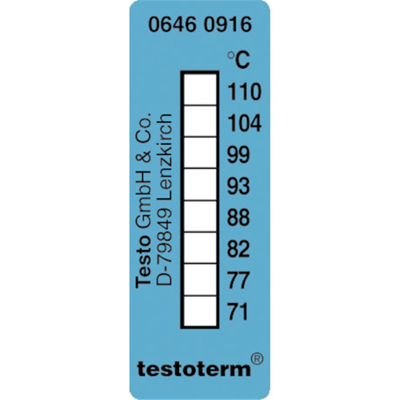 TESTO サーモメーター・テープ 1冊（ご注文単位1冊）【直送品】