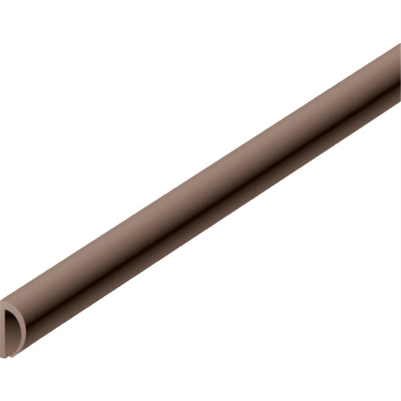ATOM 戸当りパッキン ダークブラウン 2500mm 1個（ご注文単位1個）【直送品】