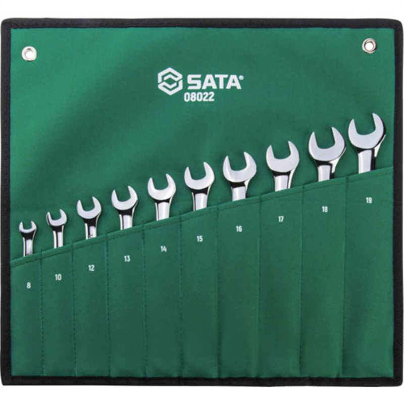 SATA コンビネーションレンチセット(10点) 1セット（ご注文単位1セット）【直送品】