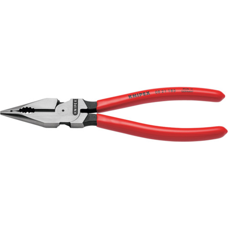 KNIPEX ニードルノーズペンチ プラスチックハンドル 185mm 1丁（ご注文単位1丁）【直送品】