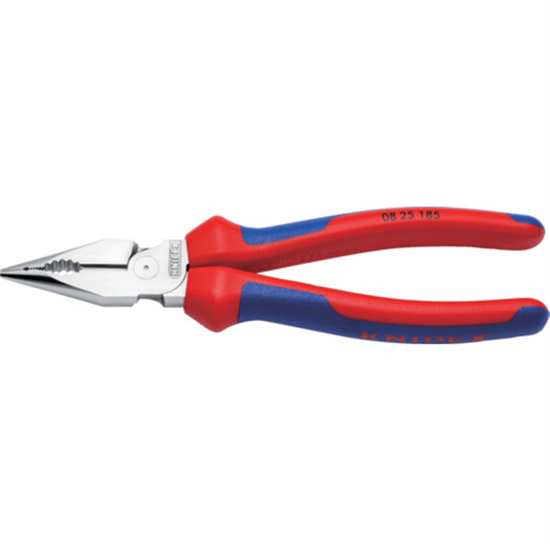 KNIPEX ニードルノーズペンチ コンフォートハンドル クロムメッキ仕上げ 185mm 1丁（ご注文単位1丁）【直送品】