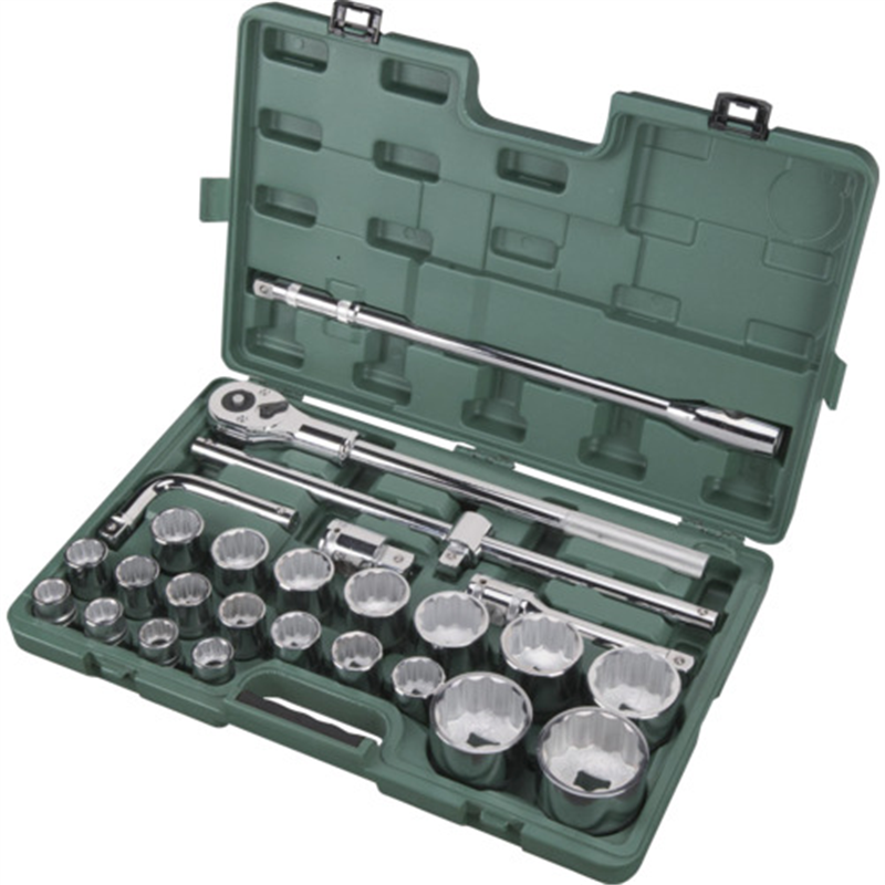 SATA 12角ソケットレンチセット 差込角19mm(26点) 1セット（ご注文単位1セット）【直送品】