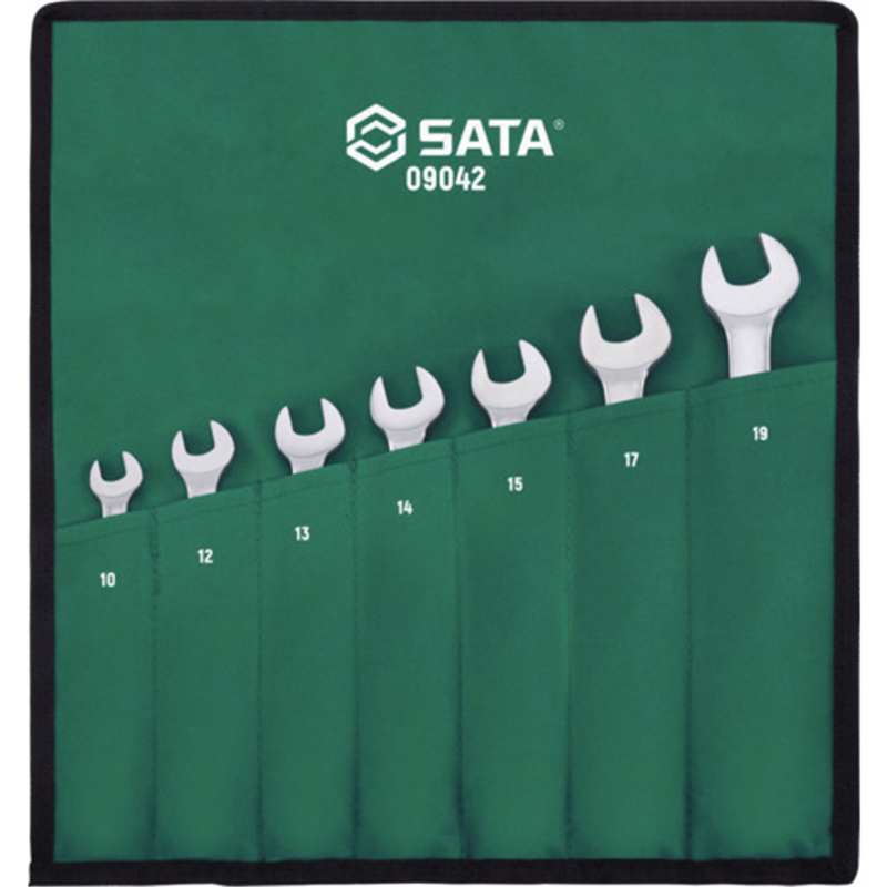 SATA 首振コンビネーションラチェットレンチセット(7点) 1セット（ご注文単位1セット）【直送品】