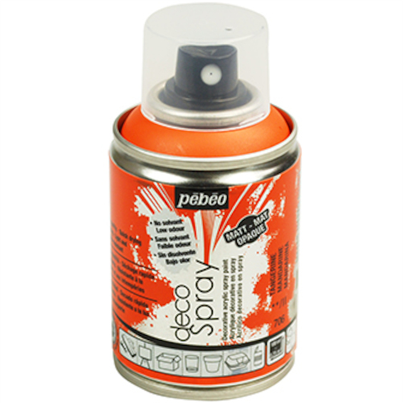Pebeo デコスプレー 100ml マット色 タンジェリン 1本(ご注文単位1本)【直送品】