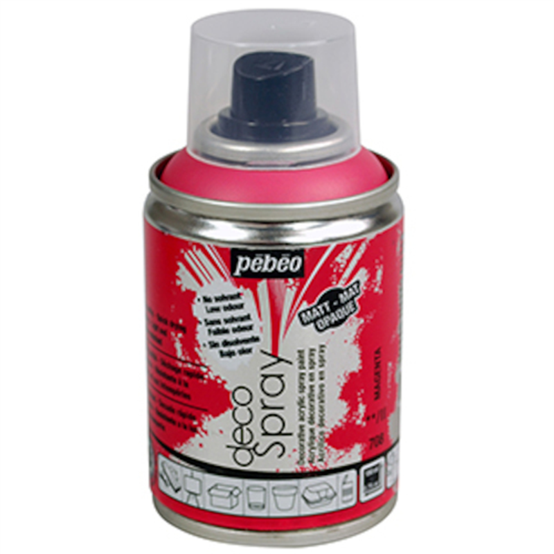 Pebeo デコスプレー 100ml マット色 マゼンタ 1本(ご注文単位1本)【直送品】