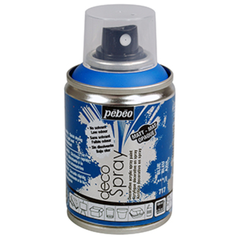 Pebeo デコスプレー 100ml マット色 ブルー 1本(ご注文単位1本)【直送品】