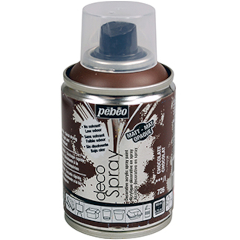 Pebeo デコスプレー 100ml マット色 チョコレート 1本(ご注文単位1本)【直送品】