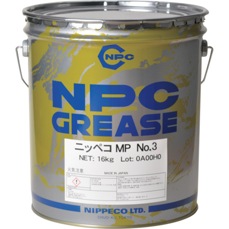 NIPPECO リチウム万能グリース ニッペコMP No.3 16KG 1缶（ご注文単位1缶）【直送品】
