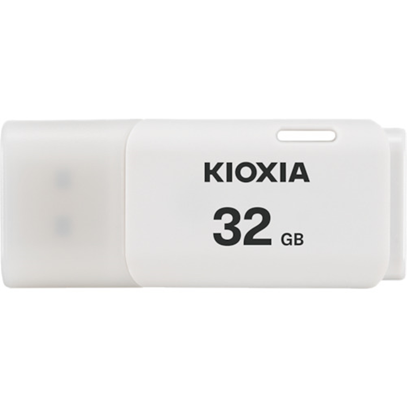 KIOXIA USBメモリ32GB USB2.0 キャップ式 ホワイト U202 日本製 KUC-2A032GW 1個（ご注文単位1個）【直送品】