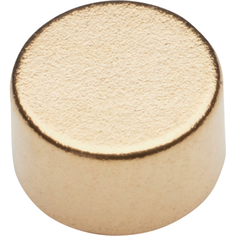 MAGEVER ネオジム磁石 丸型 Φ2.5×4 金メッキ (10個入) 1袋（ご注文単位1袋）【直送品】