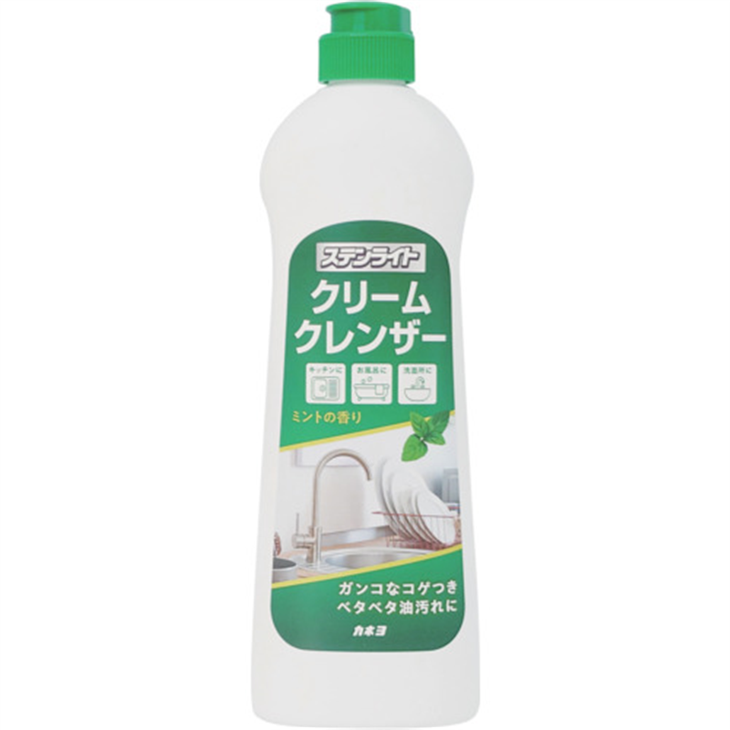 カネヨ ステンライトクリームクレンザー ミントの香り 400g 1個（ご注文単位1個）【直送品】