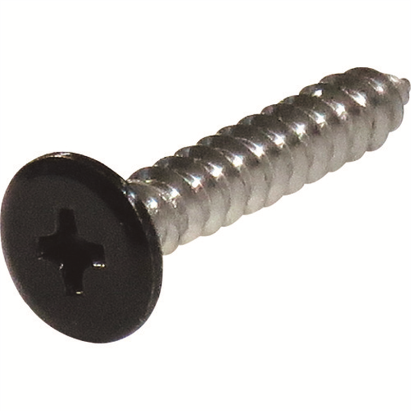 DAIDOHANT ネジカラー ステンレス低頭タッピング 3x12黒(8本) 1パック（ご注文単位1パック）【直送品】