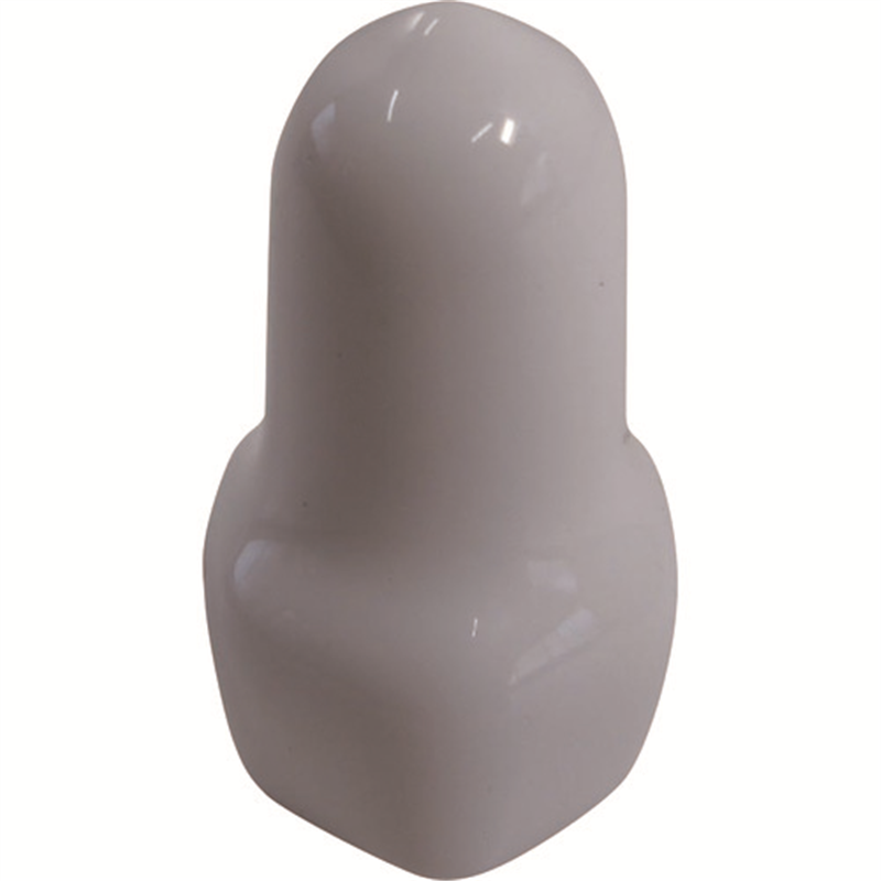 DAIDOHANT エンドねじキャップ ボルト・ナット用 白M6 4個入 1パック（ご注文単位1パック）【直送品】