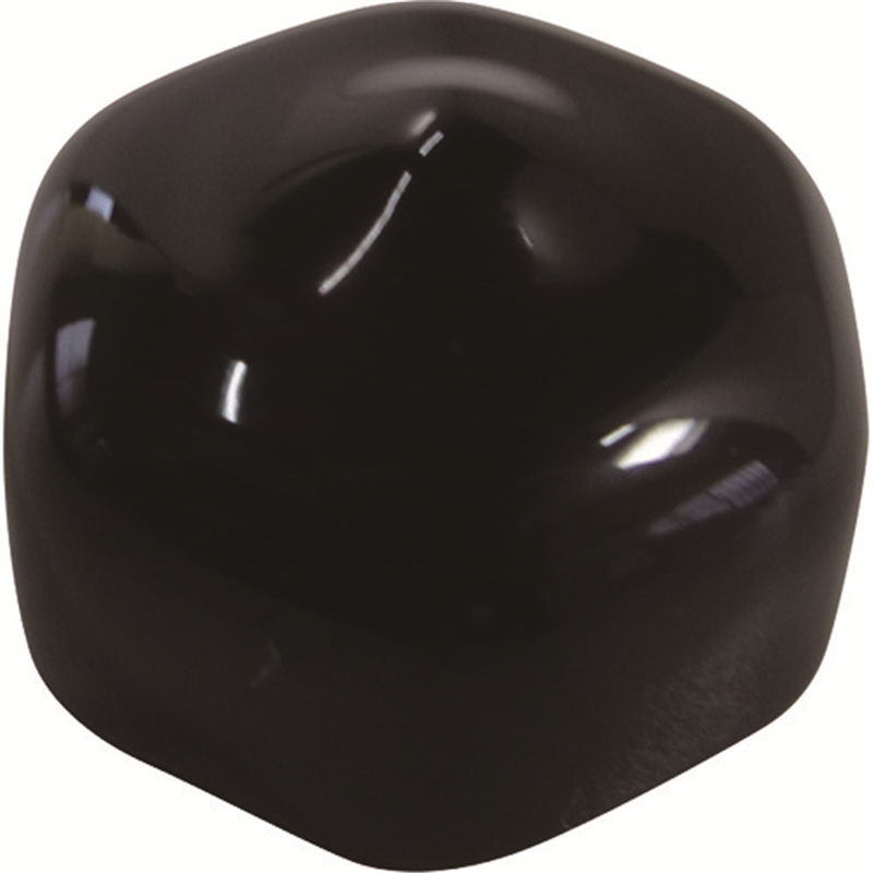 DAIDOHANT エンドねじキャップ 六角ボルト頭用 黒M8 4個入 1パック（ご注文単位1パック）【直送品】