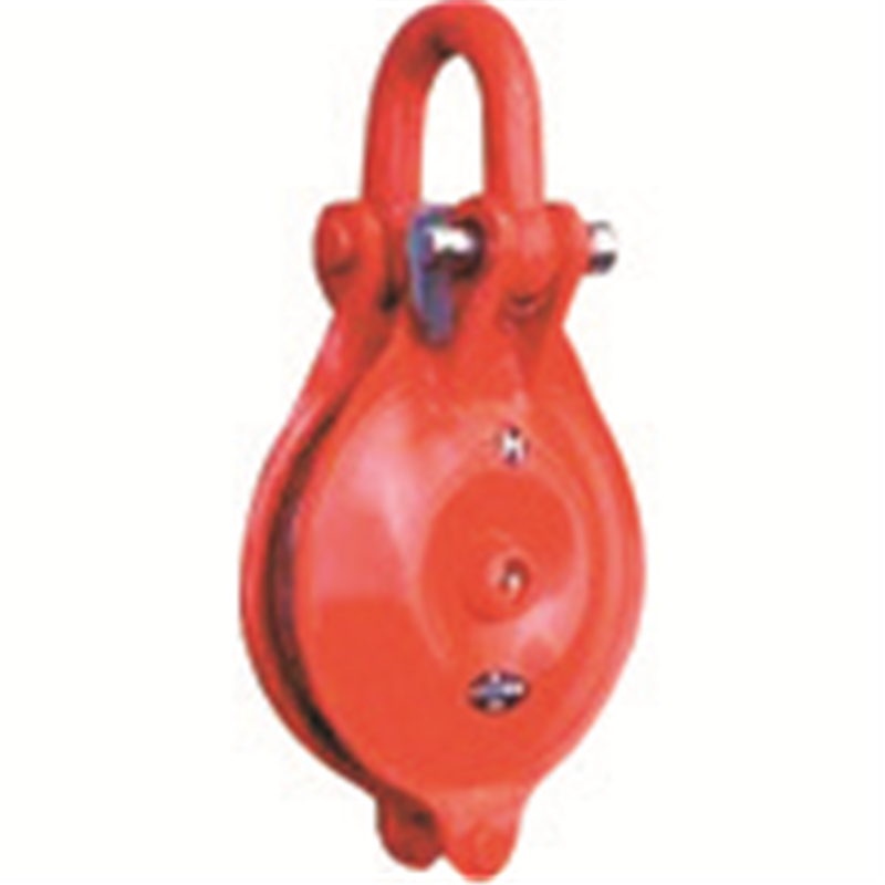 TAIYO オタフク滑車 シャックル式 (F) 75X1(1031356) 1個（ご注文単位1個）【直送品】