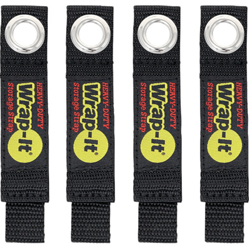 WrapーIt フック付ストラップHEAVYーDUTY 7インチ(4本入り) 1個（ご注文単位1個）【直送品】