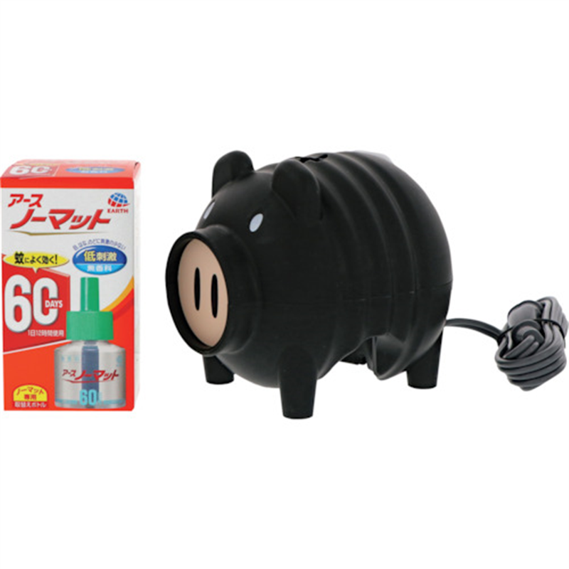 アース 液体蚊とり アースノーマット 蚊とり黒ブタ 60日セット 1個（ご注文単位1個）【直送品】