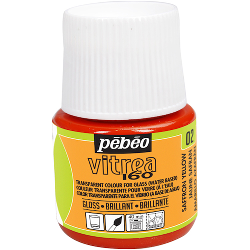 Pebeo ヴィトレア 160 グロス色 サフランイエロー02 1個（ご注文単位1個）【直送品】