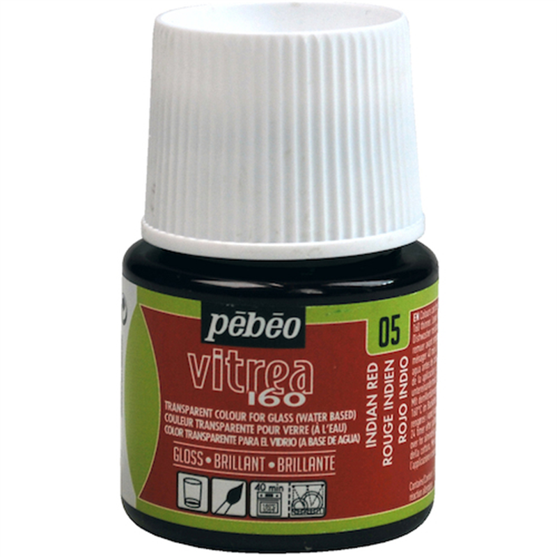 Pebeo ヴィトレア 160 グロス色 インディアン レッド05 1個（ご注文単位1個）【直送品】