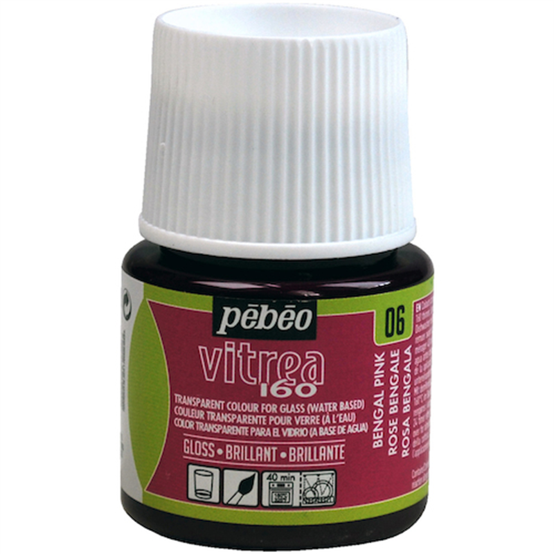Pebeo ヴィトレア 160 グロス色 ベンガル ピンク06 1個（ご注文単位1個）【直送品】