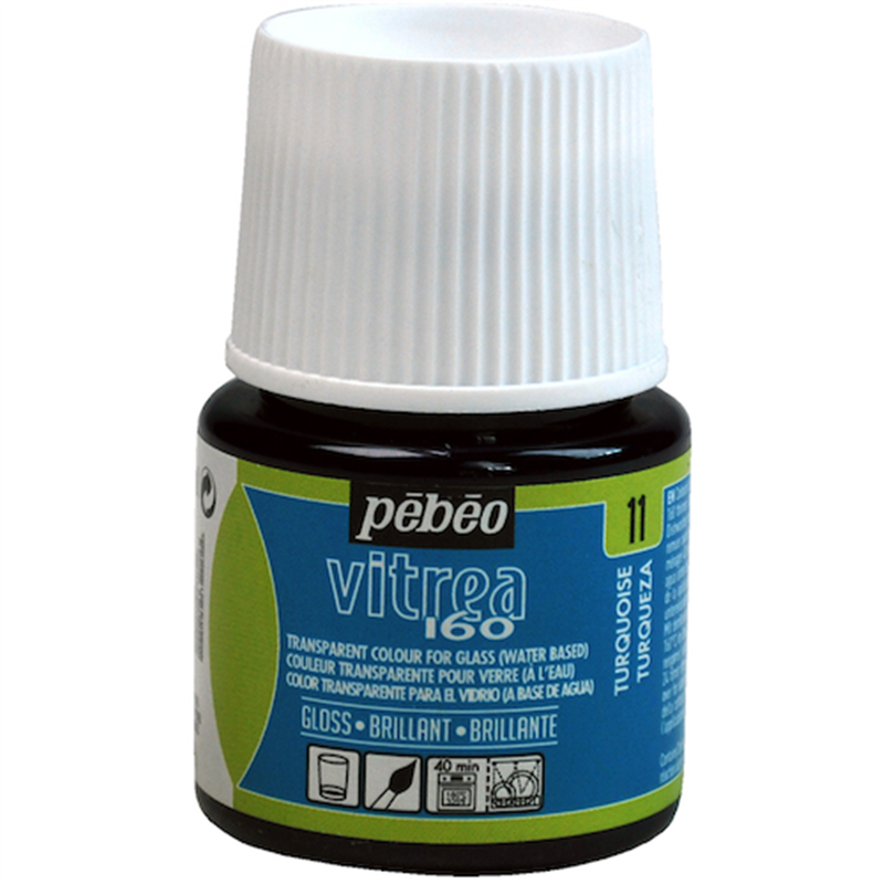 Pebeo ヴィトレア 160 グロス色 ターコイズ11 1個（ご注文単位1個）【直送品】