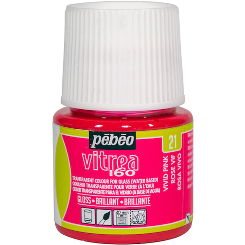 Pebeo ヴィトレア 160 グロス色 ヴィヴィットピンク21 1個（ご注文単位1個）【直送品】