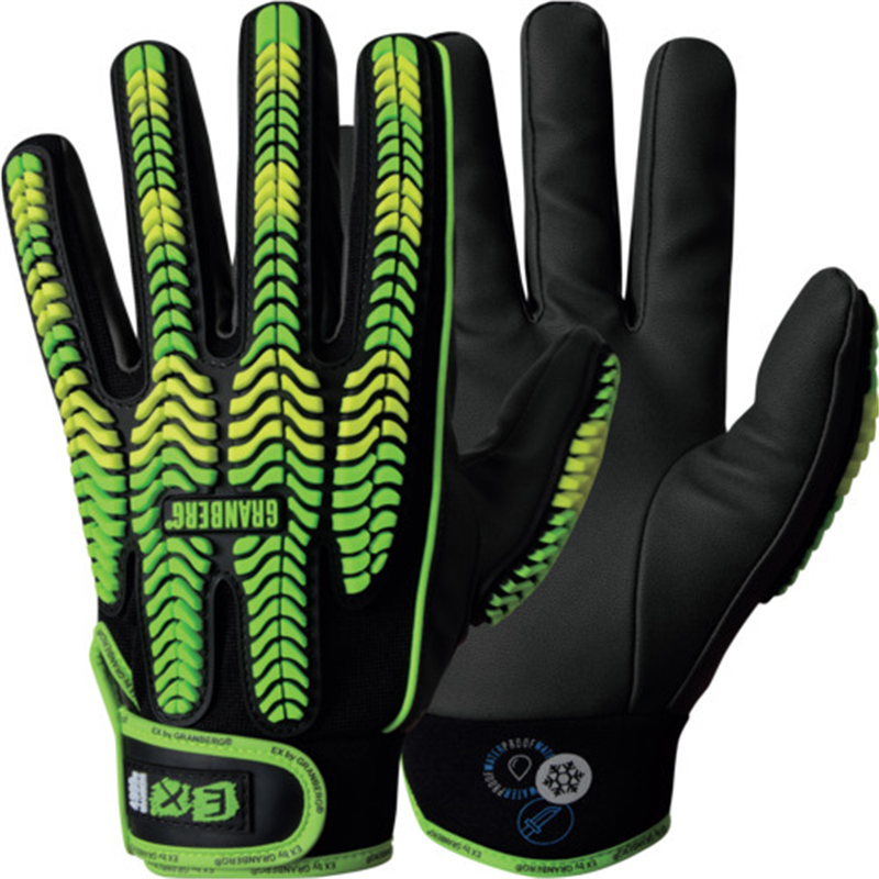 GranberG 耐切創繊維耐衝撃手袋 防寒・防水タイプ 115.4999W S 1双（ご注文単位1双）【直送品】