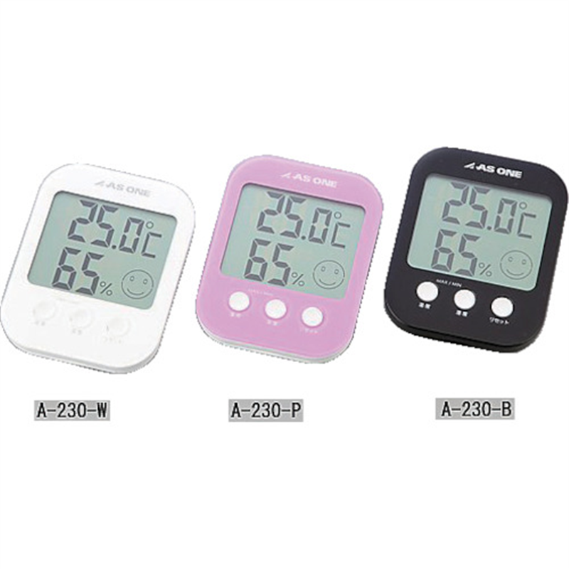 AS 温湿度計 白 A-230-W 1個（ご注文単位1個）【直送品】