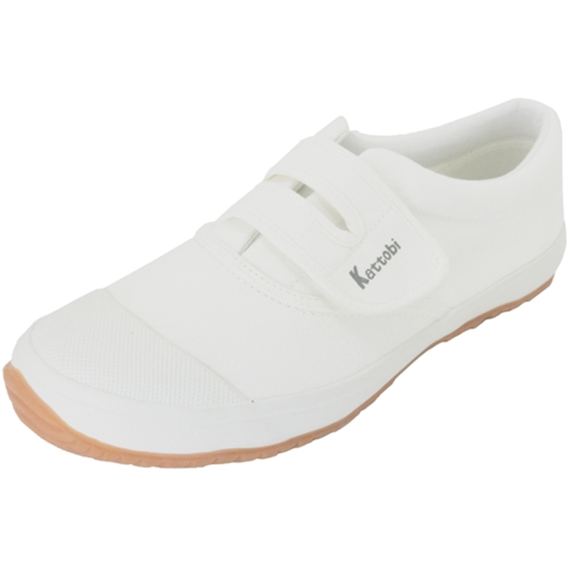 富士手袋 安全シューズ かっとびくつ マジック付 27.0cm 白 1足（ご注文単位1足）【直送品】