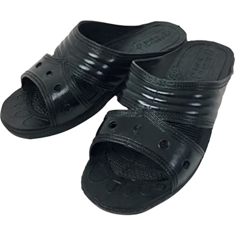 オーミケンシ 業務用フィッティングサンダル Lサイズ ブラック 1足（ご注文単位1足）【直送品】