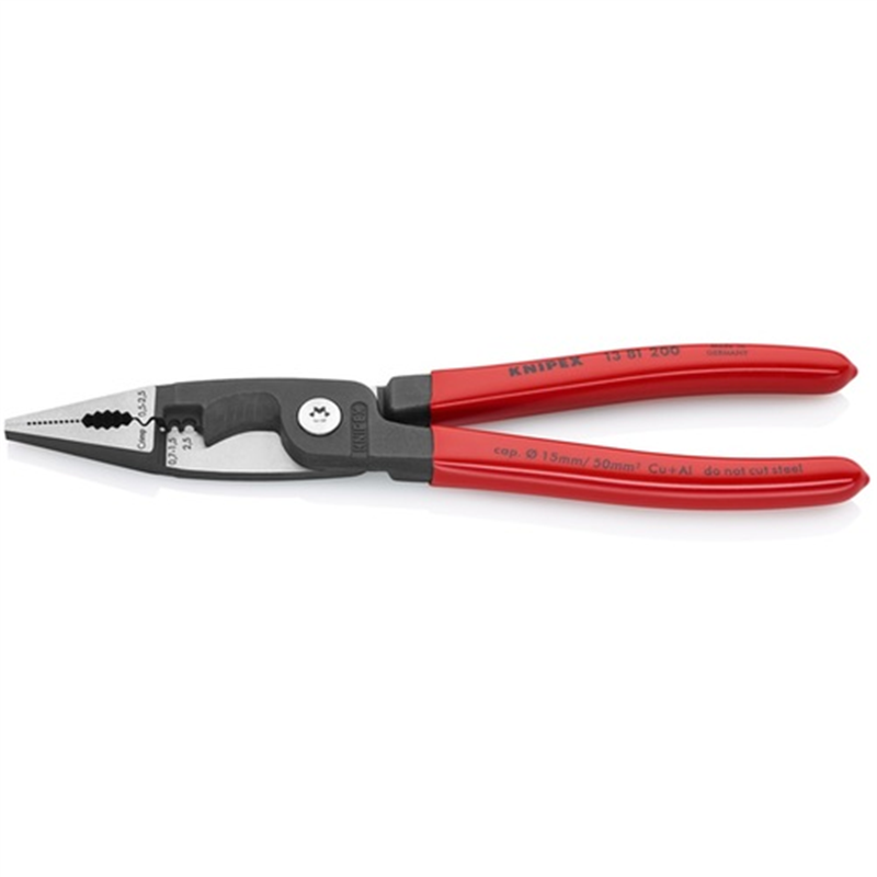 KNIPEX エレクトロプライヤー プラスチックハンドル(SB店頭展示パッケージ仕様) 1丁（ご注文単位1丁）【直送品】