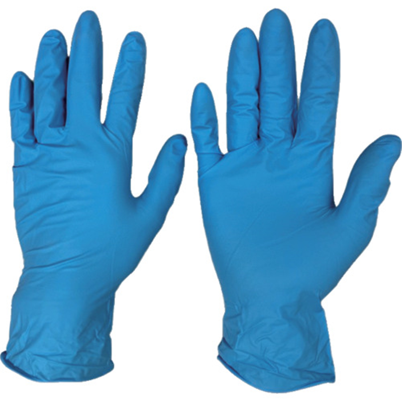 SRI TRANG ニトリル使い捨て手袋 0.15mm 粉なし青S 100枚 1箱（ご注文単位1箱）【直送品】