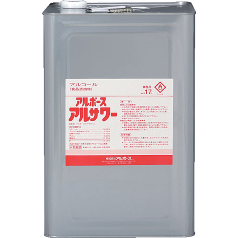 アルボース 【※軽税】 アルサワー 17L 1缶※軽（ご注文単位1缶）【直送品】