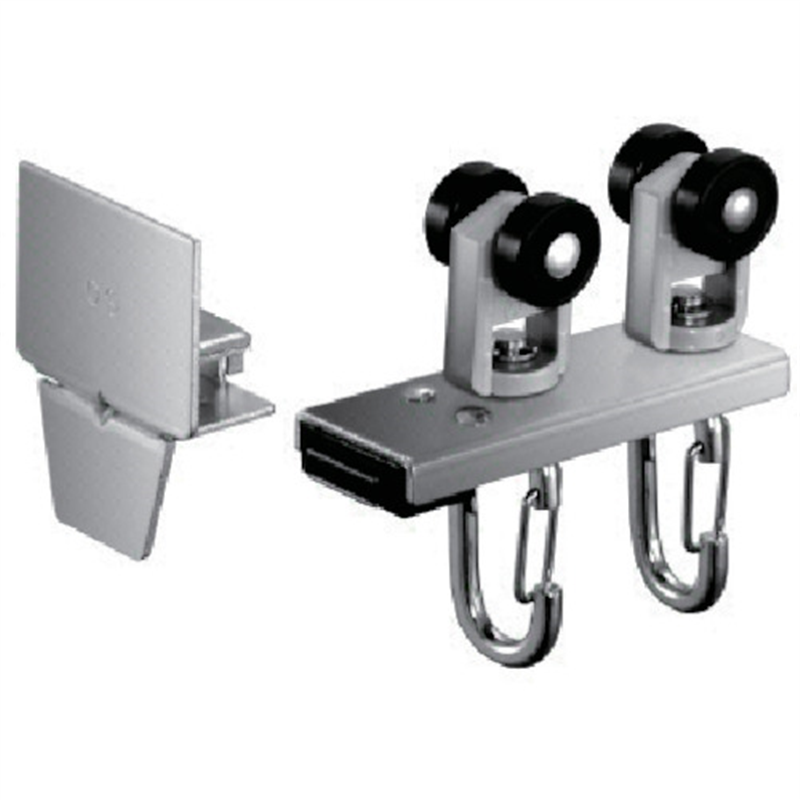 岡田 カーテンレール D40片マグネットランナー(片開)ワンタッチランナーAタイプ 1組（ご注文単位1組）【直送品】