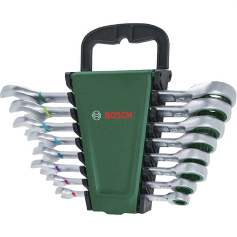 ボッシュ ラチェットコンビネーションレンチ 8種セット 1セット（ご注文単位1セット）【直送品】