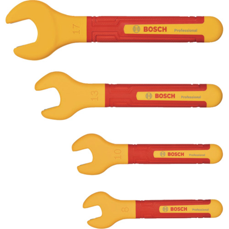ボッシュ 絶縁スパナ 4種セット 1セット（ご注文単位1セット）【直送品】