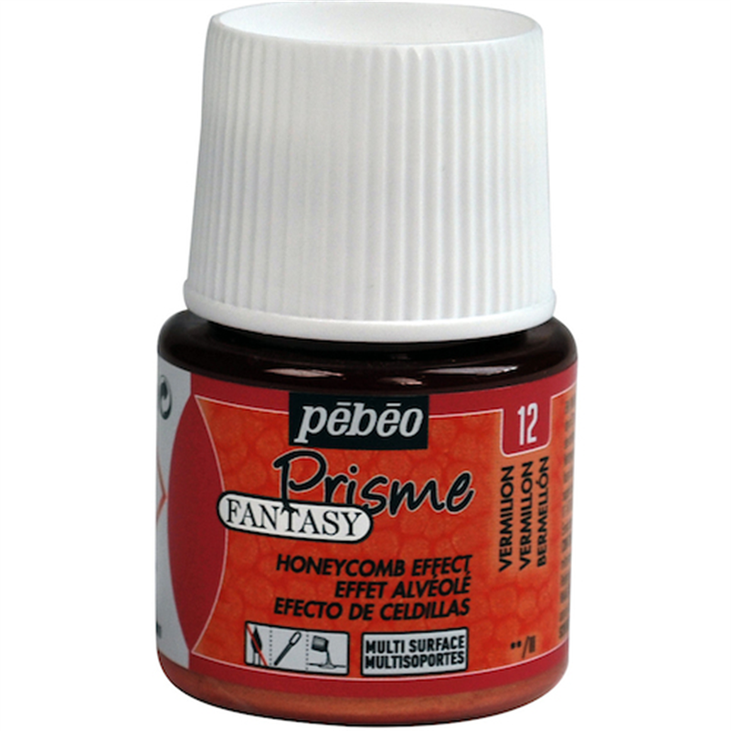 Pebeo ファンタジープリズム45ml NO.12バーミリオン 1本（ご注文単位1本）【直送品】